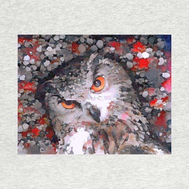 Portrait of a Curious Owl by Naves